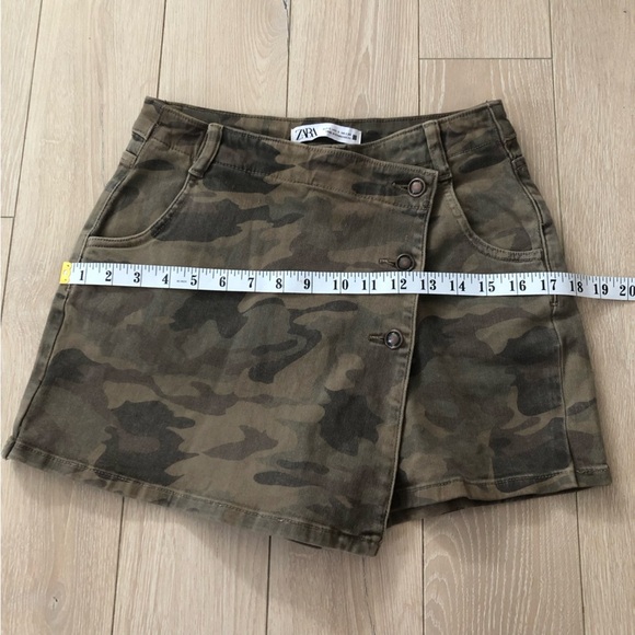 Zara Y2K Camo Mini Skorts Size S - Picture 3 of 11